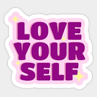 Love Yourself Sticker